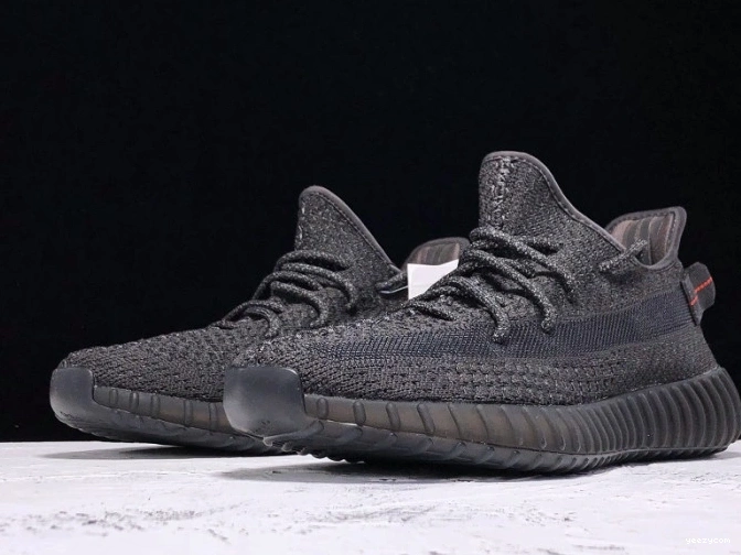 350 Yeezy Boost (Reflective) Adidas FU9007 Black Static - V2 0716